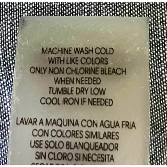 Calvin Klein Womens Blue Jeans Long Dress Front Slit FLAW BELT MISSING - Picture 15 of 15